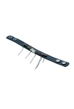 Плетенный браслет с кожей - фото 97784