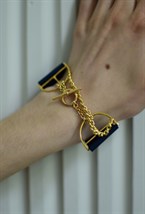 Браслет Harness  с цепочокй - фото 97835