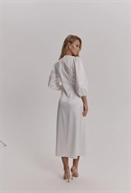 Платье Theia из атласа - фото 97870