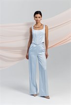 Корсет Love из атласа - фото 97928