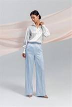 Брюки-палаццо Ana из атласа - фото 97936