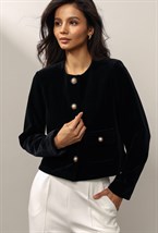 Бархатный жакет Dita - фото 97983