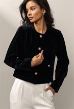 Бархатный жакет Dita - фото 97985