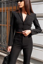 Укороченный жакет Sara - фото 98029