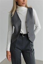 Трикотажный бадлон в цвете - фото 98058