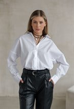 Oversize-рубашка White - фото 98063
