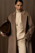 Пальто-халат Grace из шерсти и кашемира - фото 98162