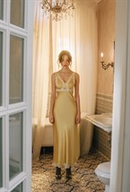 Платье из шёлка с французским кружевом - фото 98477