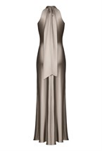 Платье с шарфом шелковое - фото 98498