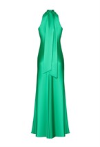 Платье с шарфом шелковое - фото 98551