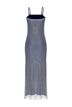 Платье на бретелях с кристаллами Swarovski - фото 98582