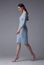 Платье кружевное с открытой спиной - фото 98599