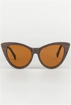 Очки CAT EYE 6 Brown wood - фото 99954